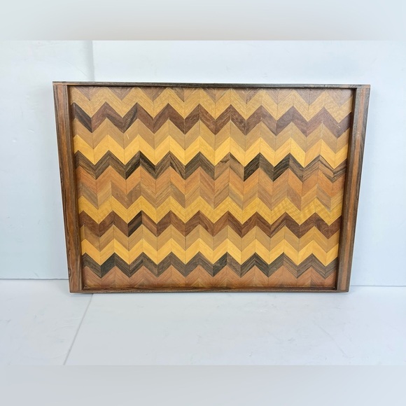 Vintage Tray Wooden Serving Tray - Picture 4 of 7